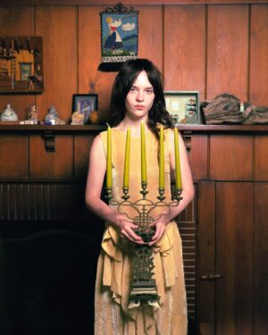 Sophie Thatcher Instagram - Really excited about this brand new series - the Favorite Records Series!

First to take part is the incredible musician and actress, Sophie Thatcher.

For this series, artists list 10-15 of their favorite records. Rules are at least one album needs to contain a synth or drum machine of some kind.

Sophie picked some gone ones, on the site now. 🎶

Photos by @ambarbecutie
Editor-in-chief @danz_cm
Lighting Assist: @max_flick
Styling by: @lindseyhartman 

Here’s an excerpt:

[Peter Ivers - Becoming Peter Ivers
A friend of mine showed me the original “In Heaven” song recorded by him and I was floored. I went deep into his lure and watched all of the New Wave Theatre videos. He has an earnestness and charm to his songs. I immediately felt nostalgic hearing this record for the first time. 

Flaming Tunes - Flaming Tunes
This album is a huge influence on my own music. The beats in this album are huge inspiration. It all feels very organic and visceral. The album feels very haunted and like a world I feel comfortable in. 

Kleenex -liliput
I was listening to this album a lot for the first season of Yellowjackets. I imagined Natalie would’ve loved this band and used pictures of the band members for reference to the costume designer. This album is my go to “get hyped” music or if I need a pick me up.

Sparklehorse- Vivadixiesubmarinetransmissionplot
“Weird Sisters” is one of my favorite songs ever. I grew up on this album so it holds a very special place in my heart. Every song on it is a masterpiece. I love you Mark Linkous. 

Tall Dwarfs - Fork Songs
The song The Slide off this album is also one of my favorite songs. It’s so sexy and melancholy. Something about New Zealand 90s indie hits different. Anything Flying Nun I’m all here for. I think this is the third band I’ve listed off Flying Nun, so there you go. ]

Exclusive.