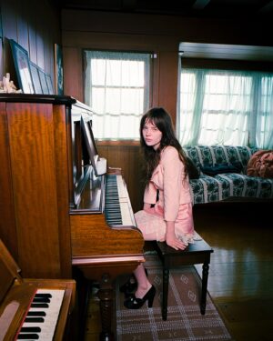 Sophie Thatcher Instagram - Really excited about this brand new series - the Favorite Records Series!

First to take part is the incredible musician and actress, Sophie Thatcher.

For this series, artists list 10-15 of their favorite records. Rules are at least one album needs to contain a synth or drum machine of some kind.

Sophie picked some gone ones, on the site now. 🎶

Photos by @ambarbecutie
Editor-in-chief @danz_cm
Lighting Assist: @max_flick
Styling by: @lindseyhartman 

Here’s an excerpt:

[Peter Ivers - Becoming Peter Ivers
A friend of mine showed me the original “In Heaven” song recorded by him and I was floored. I went deep into his lure and watched all of the New Wave Theatre videos. He has an earnestness and charm to his songs. I immediately felt nostalgic hearing this record for the first time. 

Flaming Tunes - Flaming Tunes
This album is a huge influence on my own music. The beats in this album are huge inspiration. It all feels very organic and visceral. The album feels very haunted and like a world I feel comfortable in. 

Kleenex -liliput
I was listening to this album a lot for the first season of Yellowjackets. I imagined Natalie would’ve loved this band and used pictures of the band members for reference to the costume designer. This album is my go to “get hyped” music or if I need a pick me up.

Sparklehorse- Vivadixiesubmarinetransmissionplot
“Weird Sisters” is one of my favorite songs ever. I grew up on this album so it holds a very special place in my heart. Every song on it is a masterpiece. I love you Mark Linkous. 

Tall Dwarfs - Fork Songs
The song The Slide off this album is also one of my favorite songs. It’s so sexy and melancholy. Something about New Zealand 90s indie hits different. Anything Flying Nun I’m all here for. I think this is the third band I’ve listed off Flying Nun, so there you go. ]

Exclusive.