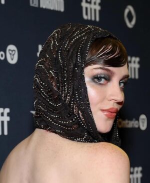 Sophie Thatcher Instagram - heretic premiere tiff 🖤 @a24 @tiff_net 
wearing @dionlee 
styled by @turnerturner 
hair and makeup @ronnietremblay
@imprintpr @canditita