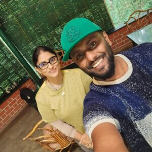 Sri Sudha Bhimireddy Instagram - Sharing some safari smiles with  @varun.aditya ..my wildlife photography inspiration..lot to be learned from ur photography skills ... lucky to share space with you.though it's a short period ,
...
