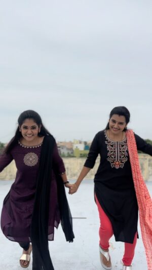 Sruthi Shanmuga Priya Instagram - These lyrics are not only meant for the bond btw a brother and sister but also means a lot for my bond with this little sister. A friend who is more of a sister @sruthi_shanmuga_priya