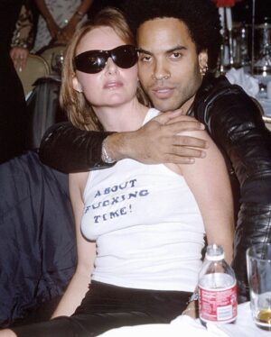 Stella McCartney Instagram - IT’S ABOUT FUCKING TIME

Shop the #AboutFuckingTime tank top in-store and online now

Featuring:
@lennykravitz, #ZoeKravitz 

#StellaMcCartney #crueltyfree #vegan #LennyKravitz