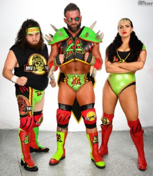 Stephanie De Lander Instagram - Before and after…

Were we viciously attacked by dinosaurs or by @matthardybrand & @thebadboyjoeyjanela?

@gamechangerwrestling 

#GCWHomecoming

📷: @earlwgardner