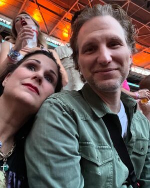 Stephanie J. Block Instagram - Happiness is… ❤️ #vivimemories
#vivalavivi #cestlavivi @sebastian_arcelus @alysonahrns @gypsymoonshine