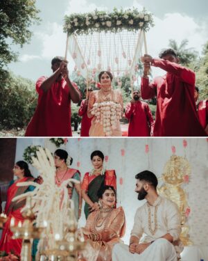 Subiksha Kayarohanam Instagram - Together in love, forever in life.

Costume designer bride and groom : @zenoraofficial_
Jwellery: @new_ideas_fashions
Make up : @makeup_by_kez