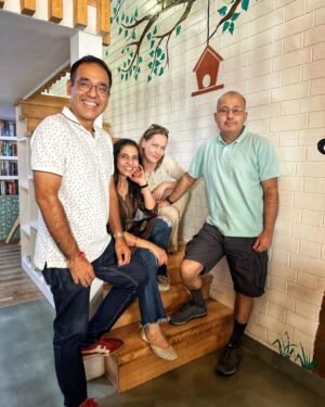 Suzanne Bernert Instagram - The other day we drove over to Faridabad to visit Madhur and Swati in their Bistro Merak. Check out the pics and videos of the fabulous Pizzas!! Vlog on YouTube coming soon!! Great place to chill ! Pasta Sauces handmade ! Books to read, a play area for children and a really good coffee make this a great place to meet with friends or just hang out by yourself.Why Linkin Park ??? Linkin Park was playing in the car and we all were singing !! 
.
.
.
#merakbistro #faridabad #faridabaddiaries #merakbistro😍😍 #bestpizzainfaridabad #arjunhardas #suzannebernert #bestbistrointown #yummyfoodie