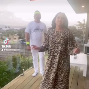 Suzanne Paul Instagram - Northern Soul- The dance of my youth! And now Patrick Kuhtze joins in!  #SparkleAndShine #suzannepaul #couplesgoals #dancing  #