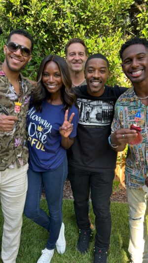 Taja V. Simpson Instagram - POV: it’s the end of the Robbie’s Birthday Party and I ask all the adults to play ONE game. Just a simple little Egg Race. Reluctantly, they agreed and slowly went outside. 

Then, everyone’s competitive streak came out…
It was hilarious!! 😂😂

Stay tuned for Part 2 cause the game ain’t ova!!!

#tajavsimpson #birthdayparty #adultgames #funday #explore