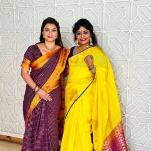Tanisha Kuppanda Instagram - That happy place happy memories happy moments are always meant to be cherished 🤗🤗

Wearing : @vastra_villa1486 
Jewellery: @kuppandasjewellery