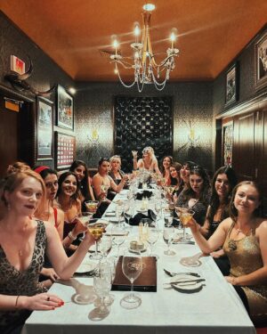 Taylor Misiak Instagram - “and if he ever hurts you…we know how to hide a body. cheers!” - mel 🤌