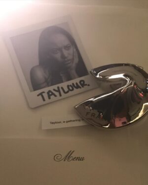 Taylour Paige Instagram - Merci sweet @eriktorstensson for your consistently thoughtful, considered dinners. celebrating you!! @frame hi my sis @joansmalls :)