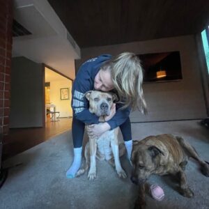 Theresa Marie Mingus Instagram - animals are better than humans. my sweet Nala. crushed 💔  What is there to say to make it any better? Nothing, really. But I will say this: Upon reflection, I think the worst part about it all is that when you love a dog, you love it with the very best version of yourself: the kindest, most patient, most compassionate, most present and joyful, trusting version of who you are and who you ever could be. In theory, the person you are with your dog is the person you wish you could be with everyone, all the time, except the rest of the world is too careless to be trusted with something so precious. And then when you lose the dog, it feels like you’ve also lost that part of yourself that you were able to be, too. But here’s the thing: yes, you had to say goodbye. But it doesn’t mean that you have to say goodbye to who she taught you to be and how she taught you to love. She gave you those qualities in earnest, with her whole life, and you can take those with you as you move forward.

these are the moments where time moves the slowest, when you wish that this too would just hurry up and pass. Try and channel your grief into gratitude bc the amount of grief felt is equal to the amount of love given. And that’s beautiful.