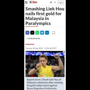 Tiara Jacquelina Instagram - Malaysia won our FIRST GOLD MEDAL, thank you @cheahliekhou4956 for the perfect #Merdeka gift for all Malaysians 🇲🇾🇲🇾🇲🇾💜