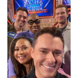 Tracie Thoms Instagram - The wait is over one week from today! See our @911onabc family compete against @jurydutycomedytvshow on @familyfeudabc!! Oh the shenanigans….. Who will win?!?!?! Will our captain @oliverstarkk lead us to victory or defeat!?! Sept 16th! Check us out to find out!