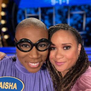 Tracie Thoms Instagram - The wait is over one week from today! See our @911onabc family compete against @jurydutycomedytvshow on @familyfeudabc!! Oh the shenanigans….. Who will win?!?!?! Will our captain @oliverstarkk lead us to victory or defeat!?! Sept 16th! Check us out to find out!
