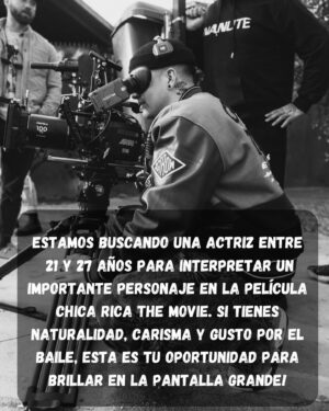 Tutú Vidaurre Instagram - 🎬 𝐂𝐚𝐬𝐭𝐢𝐧𝐠 𝐀𝐛𝐢𝐞𝐫𝐭𝐨 𝐩𝐚𝐫𝐚 “𝐂𝐡𝐢𝐜𝐚 𝐑𝐢𝐜𝐚 𝐓𝐡𝐞 𝐌𝐨𝐯𝐢𝐞” 🎬

𝗔𝘁𝗲𝗻𝗰𝗶𝗼́𝗻 𝗮𝗰𝘁𝗿𝗶𝗰𝗲𝘀! 🎭🎉

La productora Punky Tiger está buscando una actriz entre 21 y 27 años para interpretar un importante personaje en la película “Chica Rica The Movie” 
Si tienes naturalidad, carisma y gusto por el baile, ¡esta es tu oportunidad para brillar en la pantalla!

𝗗𝗲𝘁𝗮𝗹𝗹𝗲𝘀 𝗱𝗲𝗹 𝗖𝗮𝘀𝘁𝗶𝗻𝗴:
📅 Fecha:Jueves 22 de agosto 
⏰ Hora:15:00 a 19:00 hrs 
📍 Lugar: Girardi 1657, Ñuñoa, Santiago.

𝗔𝗺𝗯𝗶𝗲𝗻𝘁𝗲 𝗣𝗿𝗼𝗳𝗲𝘀𝗶𝗼𝗻𝗮𝗹:
El casting contará con la presencia de profesionales reconocidos de la industria chilena como Carlos Embry, Jorge Denegri, y Ana María Cárdenas, quienes formarán parte del equipo evaluador.

𝗖𝗼́𝗺𝗼 𝗽𝗮𝗿𝘁𝗶𝗰𝗶𝗽𝗮𝗿?
🔗 Puedes asistir sin inscripción previa, o si prefieres, puedes hacer consultas al WhatsApp  56 9 5778 9758.

¡No te pierdas la oportunidad de formar parte de este gran proyecto cinematográfico en un ambiente seguro y profesional! 🎥✨

#CastingAbierto #ChicaRicaTheMovie #PunkyTiger #OportunidadActrices #CineChileno #CastingChile #ChicaRica #Seguridad #ProfesionalesDelCine #Naturalidad #Carisma #Baile