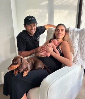 Valentine Thomas Instagram - Our little girl is finally here 🥰 Please meet Josephine Cecilia Farahani 👧 Despite the multiple road blocks for 21 hours, she made her grand entrance to the world naturally at 19:51 on Tuesday the 3rd of September weighting 8lbs and 4oz. Turns out, the pregnancy was the easy part 😂