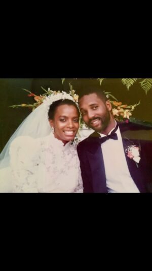 Vanessa Bell Calloway Instagram - #happyanniversary to the love of my life @bowcal 36 years ago today September 3, 1988 we exchanged vows and promised to love each other forever and so far so good by love. I love you more today than that day 36 years ago. You are the leader of our family. A good husband, father and provider. I pray that God continues to bless us and protect us and our family. Happy Anniversary and I’ll see you soon sweetie😘😘😘