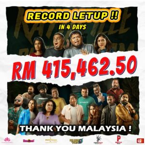 Vanessa Cruez Instagram - Record Letup !!! 🔥

4 Days Collection 🚀

RM415,462.50 🥳

Thank you Malaysia for the overwhelming support ! Let’s come together n make it history ! 
Let’s do this !  #wecandoit 

#kip #katheillepathukalam #poketplayfilms #poketplay #havocbrothers #havocproductionhouse #havocmathan #havocnaven #havocproduction #cinema #malaysiamovie