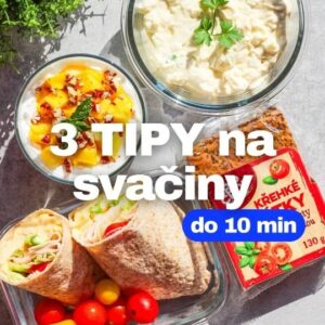 Viktorie Hrazdílková Instagram - Jaká je tvoje nej SVAČINA? Dej mi svůj TIP do komentáře a vyzkoušej 3 mé tipy ❤️ 

3 RYCHLÉ SVAČINY 👩‍🍳🧑‍🍳😋 

Snídaňové burrito 🌯
1 celozrnná tortilla, lžíce žervé, 2 míchané vejce, 2 plátky šunky, jarní cibulka, pár listů salátu, 3 plátky rajčete
B: 24,8g  S: 30,4g  T: 19,7g  398kcal 

Mangová ovesná kaše 🥭
1 inst. mangová kaše, voda, 1/2 vaničky tvarohu, mango, 3 pekanové ořechy
B: 31,6g  S: 43,2g  T: 11,2g  400kcal 

Vajíčkovka s rajčatovými krekry 🍳
2 vejce na tvrdo, 1/2 vaničky tvarohu, 1 ČL hořčice, sůl, jarní cibulka, 2 krekry 
B: 32,6g  S: 22,4g  T: 17,8g  380kcal 

Recepty vznikly ve spolupráci se značkou @pennymarketcz kde levně nakoupíš veškeré suroviny potřebné k přípravě těchto svačinek 🛒❤️. 

Baví tě mé recepty?👩‍🍳 Podpoř mou tvorbu ❤, sdílením a milým komentem 🥰. 

Chceš mít mé rychlé recepty přehledně a pohromadě 👉 podpoř mou tvorbu a objednej si mou NOVOU kuchařku jen za 169 Kč na webu 𝗳𝗶𝘁𝘃𝗶𝗸𝗶.𝗰𝘇 👩‍🍳📖😋 

Chceš začít cvičit doma a efektivně? Mrkni na web 𝗳𝗶𝘁𝘃𝗶𝗸𝗶.𝗰𝘇 a začni se mnou cvičit podle VIP členství 💪❤️. 

#pomazanka #snack #oatmeal #ovesnakase #vajickovapomazanka #vajecnapomazanka #mealprep #burrito #tortilla #svacina #bilkoviny #dnesjim #dnesjem #vecere #hubnuti #mango #zdravevareni #zdravejidlo #zdravyrecept #rychlyrecept #rychlejidlo #dnesjimfit #recept #inspirace #motivace #czechfitnessgirl #fitnesscz #weightlossrecipes #snidane