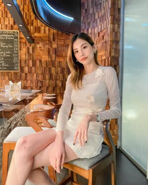 Waratthaya Wongchayaporn Instagram - 🥰😋 👗 @nichpbrand 🍝 @fuego.bkk