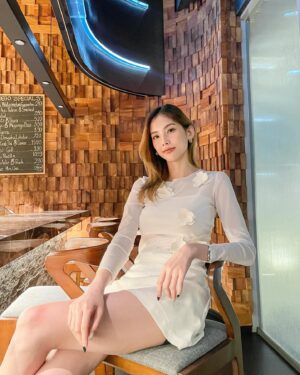 Waratthaya Wongchayaporn Instagram - 🥰😋 👗 @nichpbrand 🍝 @fuego.bkk