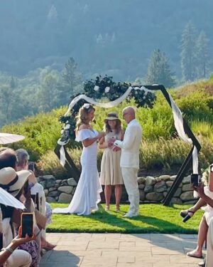 Wendy L. Walsh Instagram - One of the happiest days of my life. I love you Julio! Thank you to my daughters, @jones.h.m and @carringtonleigh for supporting us. And thank you for welcoming me to your family, @isabelccaro @javiercaro15 and @sona.olson.5. And thank you @lisabloomesq for being our officiant. ❤️