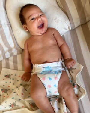 Westny Dj Instagram - You are 2 months old in thus world💙

#2monthsold #baby #babyboy