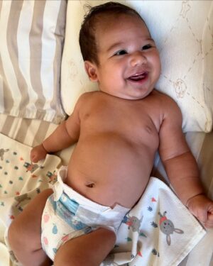 Westny Dj Instagram - You are 2 months old in thus world💙

#2monthsold #baby #babyboy