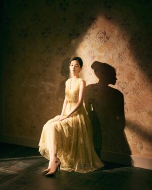 Zhou Ye Instagram - 金色的一天 #Dior @Dior