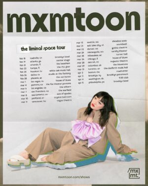 mxmtoon Instagram - 🚨AHHHH MXMTOUR INCOMING CAN YOU BELIEVE!!! 🚨so excited to announce i’m bringing the liminal space tour all around north america!!! presale tickets will be available wednesday at 10am local time, sign up for the code at the link in my bio. make sure you’re also following me on tiktok to get early access to tickets! all tickets on sale friday at 10am local :,)