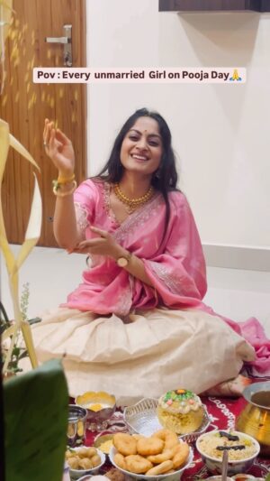 sree priya Instagram - Varudne varamu ga evvandi ✨🙏

Outfit : @aarushireddylabel