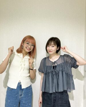 田所梓 Instagram - 昨日の彩香ちゃんとの配信も楽しかった！
このあとのダイバーシティでのリリイベもよろしくです！暑さ対策忘れずにね😭✨無理はせず！！

#大橋彩香
#azusatadokoro 
#tadokoroazusa
#田所あずさ
#田所あずさIvory
#アイボリー
#ivory