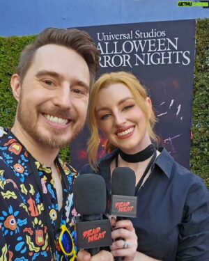 Chelsea Rebecca Instagram - Halloween Horror Nights Hollywood red carpet!!!!!! It's HOT OUT YEAAAH