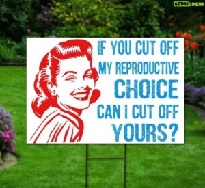 Tamlyn Tomita Instagram - Just being blunt here….

#women #womensrights #reproductiverights #prochoice