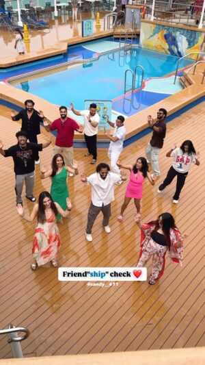 Aditi Singh Khatri Instagram - Ship me Vibe check kardiya😍

@cordeliacruises @wearepermissionless 

Thanks @shresta002 @natashasalian for your helping hands❤️

Bas aap reh gaye yaar🥹 @iam_vinayakmali @yokubig_7bz @mr.scam_7bz @travelwithdanish 

#cordeliacruises #destinationofyourdreams #mvempress #cordeliaempress #seacation #Dance #trend #life #friends #fun