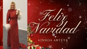 Ainhoa Arteta Instagram - Feliz Navidad Que la luz de este día os inundé y os acompañé en la eternidad #navidad #amor#almas #amigos #familia vestido de @emiliosalinasatelier