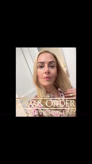 Allison McAtee Instagram - ⭐️WATCH⭐️ #lawandordersvu ⭐️TOMORROW (Thursday) @ 8pm est on @nbc and streaming 📺 on @peacock starting FRIDAY. 
.
#bts #actor #setlife 🎬 #nyc #cop #drama #lawandorderspecialvictimsunit #dickwolfproductions