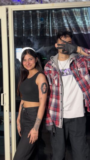 Aman Ramgarhia Instagram - Dabb vich 🔫 
DM FOR YOUR TATTOOS ☑️ @thetattooparadise 
@danish4u_ 
@aman___.ramgarhiaa 

.
.
.
.
.
.
.
.
 #thetattooparadise #redinktattoo #arjandhillon #asle #dab32bore #instagood #reels #eyes #dontlook #danish4u #trends #cute #tattoos #punjabisongs #tattooart #amanramgarhia #professional #trendingsongs #patander #gabru #arjan