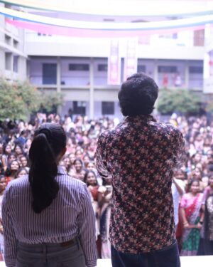 Ambika Vani Instagram - Our film “Ramnagar bunny”releases tomorrow. See you all at Sandhya theatre hyd tomorrow.

PC - @rmediaoff 

#ramnagarbunny #ambikavani #chandrahaas #hyderabad