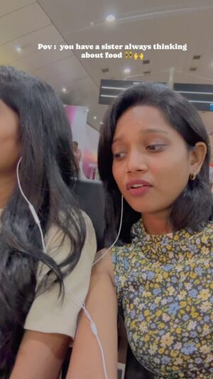 Amritha Shaji Instagram - Tag that sister 😂 ! #sisters #amrithashaji #amalashaji