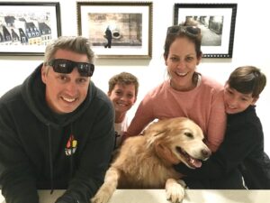Annabeth Gish Instagram - We said goodbye to our beloved Brody last night. He was a loving and loyal member of the family for 14 years. The boys have grown up with his nuzzles and barks and chuffs and paws clicking up and down our wooden floors. We surrounded him with our love and tears as he passed at our home. The house is painfully quiet now without his furry presence. Hearts heavy but joyful for the time we had with him. Eternal in our hearts now. Thank you, B, for your unconditional love. We miss you. 💔 @donutshoppeproductions