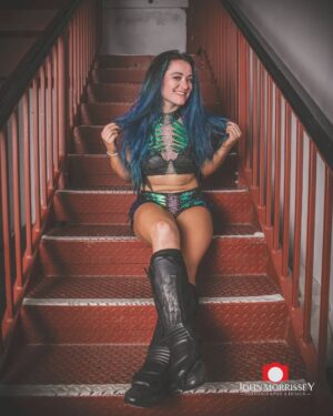 Aoife Cusack Instagram - WWE superstar and Irelands own Lyra Valkyria. It's been a few years, but it was great to have Lyra back in front of my  lens again.
.

.

.

.

#photography #canonphotography #portraitphotography #portrait #lyravalkyria #wwe #wrestler #prowrestling #ottwrestling #womenswrestling #behindthescenes #backstage #Dublin #Ireland #irishphotographer #instaireland #instagood #photooftheday