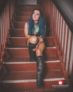 Aoife Cusack Instagram - WWE superstar and Irelands own Lyra Valkyria. It's been a few years, but it was great to have Lyra back in front of my  lens again.
.

.

.

.

#photography #canonphotography #portraitphotography #portrait #lyravalkyria #wwe #wrestler #prowrestling #ottwrestling #womenswrestling #behindthescenes #backstage #Dublin #Ireland #irishphotographer #instaireland #instagood #photooftheday