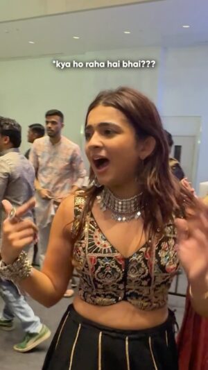Apoorva Instagram - Another garba mini vlog?