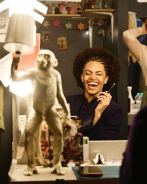 Cara Ricketts Instagram - Ever wonder what it takes to transform into Hermione in @cursedchildus on Broadway?

It was amazing to spend time with the fabulous Cara Ricketts who recently took the Hogwarts Express out of the Lyric Theatre. 

“I really enjoyed playing Hermione but most of all I love the connections I made. Fans who had so much heart and cast-mates who I believe will be close friends forever. That’s really where the magic was for me.

“The show was hard but I was able to make my way through it. There was a strength that I found. In myself and the company that really moved me. Doing a show like Potter… the magic is real! Every night I would wave my wand and fire would appear, I flew! I disappeared through a telephone booth. That was a special time in my life. I enjoyed the playfulness of it all.”
.
.
.
#anactorprepares #thedressingroomproject #harrypotter #cursedchild #cursedchildnyc #cararicketts #hermione #hermionegranger #backstage #michaelkushnerphotography