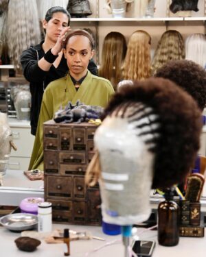 Cara Ricketts Instagram - Ever wonder what it takes to transform into Hermione in @cursedchildus on Broadway?

It was amazing to spend time with the fabulous Cara Ricketts who recently took the Hogwarts Express out of the Lyric Theatre. 

“I really enjoyed playing Hermione but most of all I love the connections I made. Fans who had so much heart and cast-mates who I believe will be close friends forever. That’s really where the magic was for me.

“The show was hard but I was able to make my way through it. There was a strength that I found. In myself and the company that really moved me. Doing a show like Potter… the magic is real! Every night I would wave my wand and fire would appear, I flew! I disappeared through a telephone booth. That was a special time in my life. I enjoyed the playfulness of it all.”
.
.
.
#anactorprepares #thedressingroomproject #harrypotter #cursedchild #cursedchildnyc #cararicketts #hermione #hermionegranger #backstage #michaelkushnerphotography