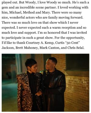 Caroline Chikezie Instagram - I’ll forever be grateful to you @courtneyakemp @50cent #BrettMahoney, @markcanton and @starz for allowing me to tag along and participate in this absolute beast of a show you created.
Thank you for being unrelenting in your quest to bring more boss roles for women, to the screen, and for trusting me as your ‘Noma’. It has truly been the ride of a lifetime.

To my stellar castmates who I now consider family, 
@woodythegreat,@therealmaryjblige, @methodmanofficial, @Sydneywinbush, @toyofficial, @thealixlapri, @lovelladamsgray, @giannivpaolo,@michaelealy, @ktshmoov, @therealgolden47, @sahrngaujah 
thank you for giving me the warmest reception when I joined the show in season 3.
A special shout out to our incredible number 1 @michaelraineyjr. Thank you for tolerating Noma’s shenanigans 🤣
I love you all for real 🔐❤️

To our amazing crew who worked tirelessly behind the scenes, from our directors and writers to the lighting and camera teams, set designers, wardrobe, hair &makeup, and everyone in between—you made magic happen every single day, thank you.

To all the supporters of the show, both online and in person, your love is felt and truly appreciated! Thank you for forgiving the sins of Noma 😂

And finally, a huge thank you to @socialrosy for this wonderful @deadline article that captured so much of this journey. I’m honored! 🙏🏾Click the link in my bio to read the full write-up! 📰✨ #Grateful #PowerBook2 #powerghost #Noma