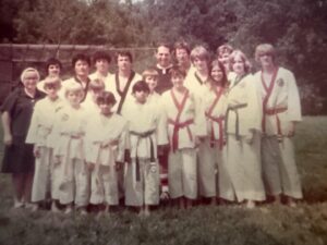 Cynthia Rothrock Instagram - Christmas cleaning.. found a picture of Scranton Karate School demo team... me as a red belt... maybe this picture is 50 years old... never ever stopped training ❤️🙏🔥💪