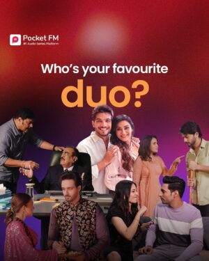 Damini Dave Instagram - Comment and let us know, who’s your favourite duo out of all? P.S. You can’t say “All of them”.❤️💛🤍💙💚

#PocketFM #AudioJourney #pocketfulofjoy #audioentertainment #audioseries #writeforpocketfm #storytellers #celeb
